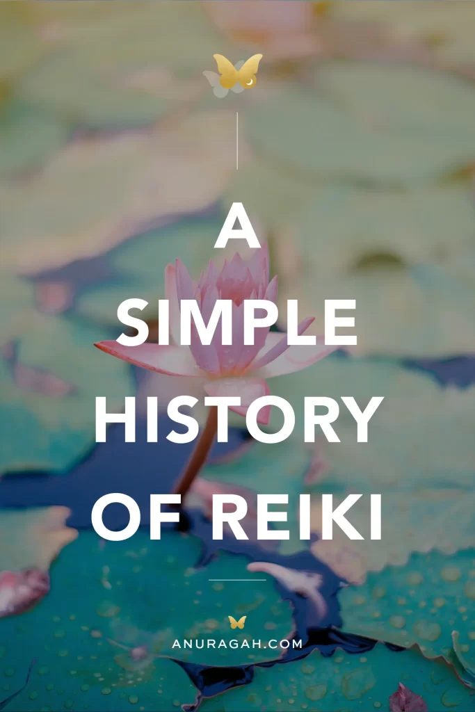 History of Reiki pin cover