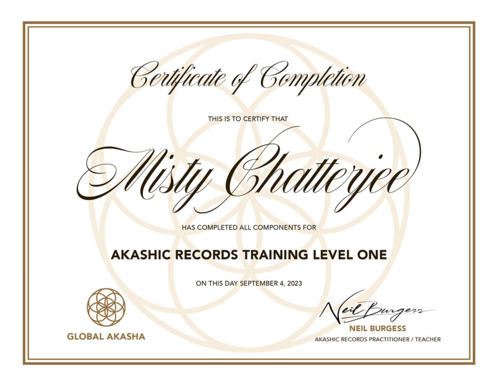 Akashic Records Reader Certificate